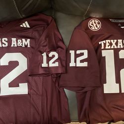 Aggieland Outfitters - Texas A&M Adidas CUSTOM Premier Football Jersey