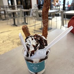 Churro sundae