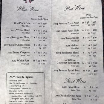 Aurora Vineyards - Menu as of July 2019 - Wine Tasting Room Near Me - Aurora, Oregon Aurora Vineyards - Menu as of July 2019 - Wine Tasting Room Near Me - Aurora, Oregon