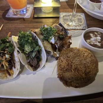 Yard House - Carne Asada taco, Vampire taco, Korean taco. They were not good. - New American Near Me - Sacramento, California