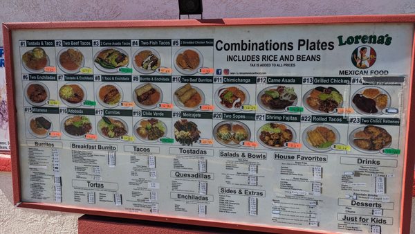 Menu photo 1 Lorena’s Mexican Food Westminster, CA Menu photo 1 Lorena’s Mexican Food Westminster, CA