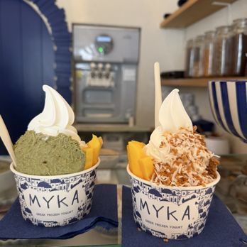 MYKA GREEK FROZEN YOGURT - Updated July 2026 - 240 Photos & 81 Reviews ...