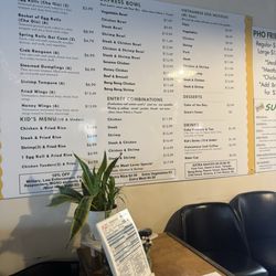 Snow's Asian Grill - Menu