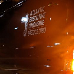 Atlantic Executive Limousine - Name on the side of the van