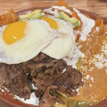 Rosa Madera - Half and half chilaquiles - Mexican Near Me - Santa Ana, California