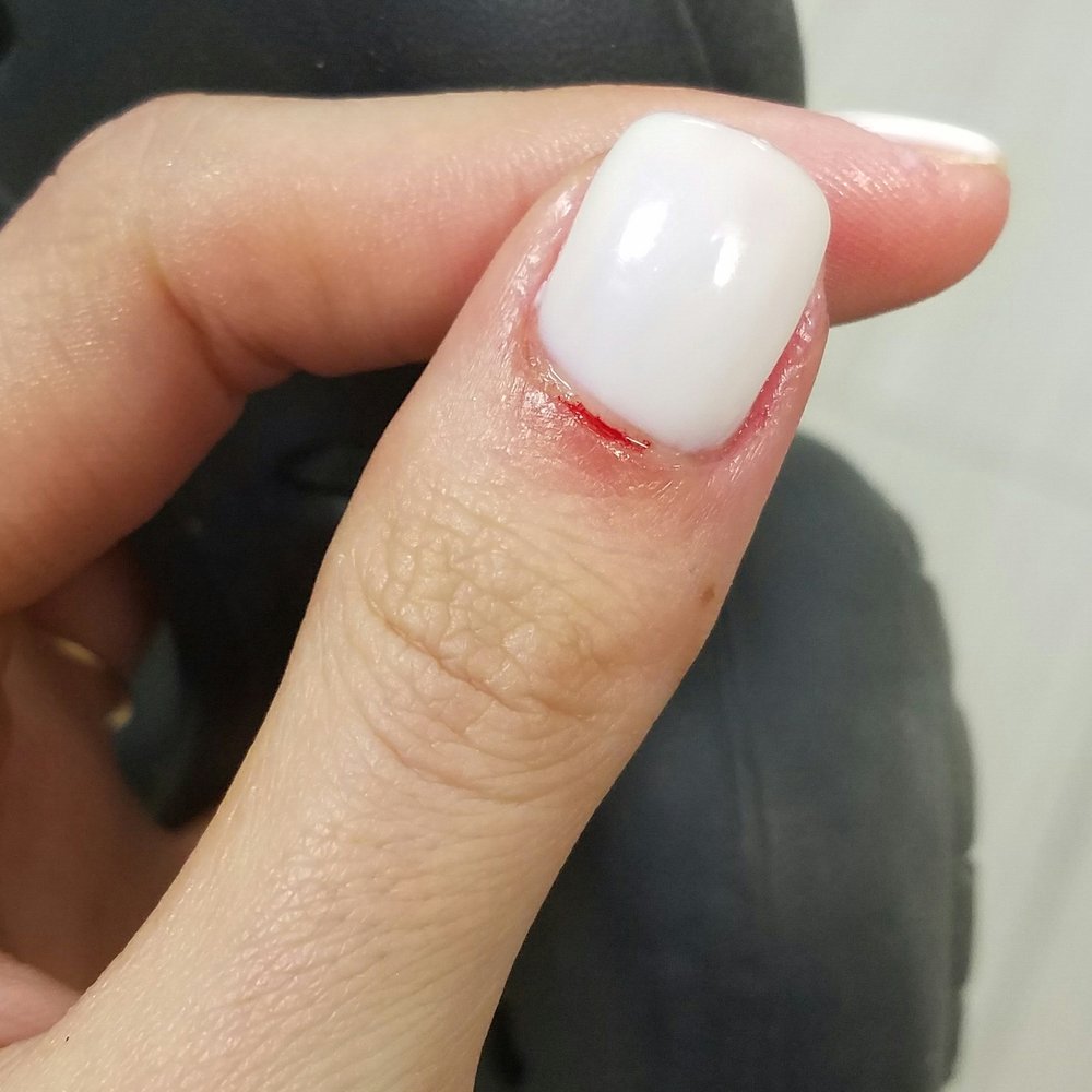 The Nail Lounge - Cut twice. Specialist was rough. - Nail Salons Near Me - Miramar, Florida The Nail Lounge - Cut twice. Specialist was rough. - Nail Salons Near Me - Miramar, Florida
