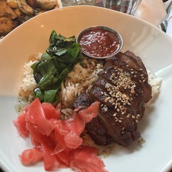 Plue - Five spice duck over rice which - Thai Near Me - New York, New York Plue - Five spice duck over rice which - Thai Near Me - New York, New York