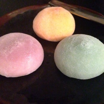 Michi Ramen - Mochi! (Mango, greentea, and cherry blossom) - Ramen Near Me - Austin, Texas Michi Ramen - Mochi! (Mango, greentea, and cherry blossom) - Ramen Near Me - Austin, Texas