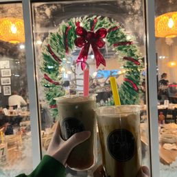 Strawberry Matcha Milk Tea & Brown Sugar Milk Tea Strawberry Matcha Milk Tea & Brown Sugar Milk Tea