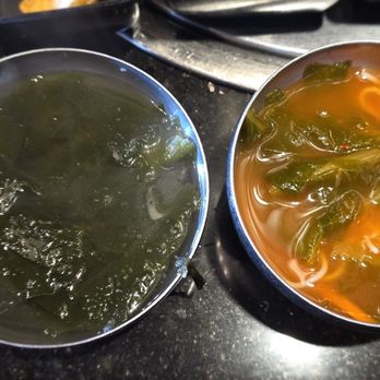 Jong Ga House - Miyuk gook (seaweed soup) and Yeolmu gooksu (Korean radish leaf soup) - Korean Near Me - Oakland, California
