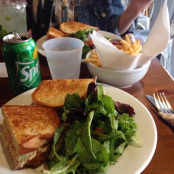 Tickle Tree Cafe - Tuna Melt Sandwiches with salad - Cafes Near Me - La Crescenta, California