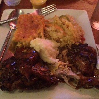 Sugarcane - I saved my appetite for the Jerk Chicken with Red Strip BBQ Sauce - Caribbean Near Me - Brooklyn, New York Sugarcane - I saved my appetite for the Jerk Chicken with Red Strip BBQ Sauce - Caribbean Near Me - Brooklyn, New York