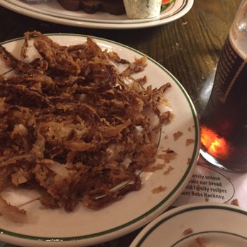 Hackney's On Lake - Onion loaf as dark as my ale. - Burgers Near Me - Glenview, Illinois Hackney's On Lake - Onion loaf as dark as my ale. - Burgers Near Me - Glenview, Illinois