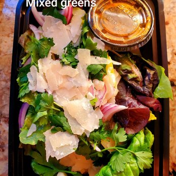 Burrata - Mixed greens with balsamic vinaigrette - (2/20/2021) - Italian Near Me - Eastchester, New York Burrata - Mixed greens with balsamic vinaigrette - (2/20/2021) - Italian Near Me - Eastchester, New York
