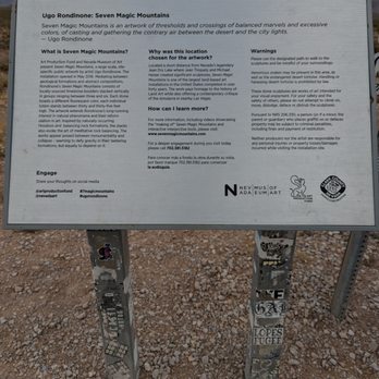 Seven Magic Mountains - Information - Public Art Near Me - Las Vegas, Nevada Seven Magic Mountains - Information - Public Art Near Me - Las Vegas, Nevada
