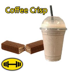 Herc's Nutrition - Delicious Coffee Crisp protein milk shake. Low Calories, over 30g protein, high calcium. Only $2 every Tuesday! Great for all ages!