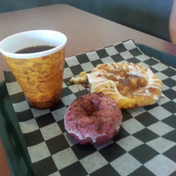 Merritt’s Bakery - Hawaiin Hazelnut Coffee. Red Velvet Donut.  Cinnamon Apple Danish. - Bakeries Near Me - Tulsa, Oklahoma