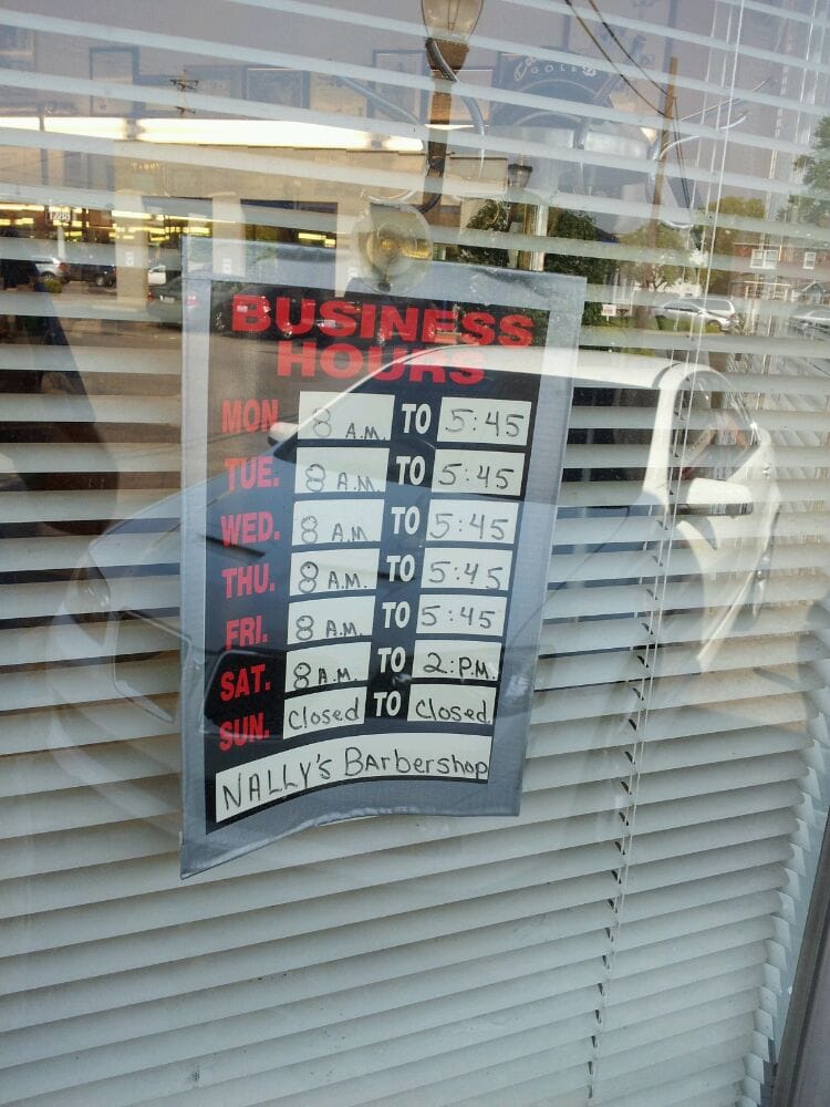 NALLY’S BARBER SHOP Updated September 2024 305 Wallace Ave