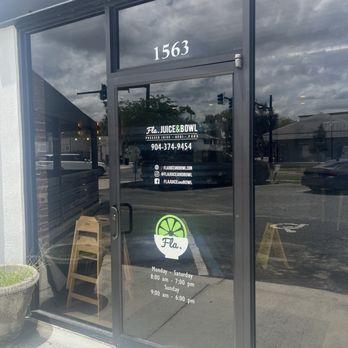 Fla Juice & Bowl - Entrance - Juice Bars & Smoothies Near Me - Jacksonville, Florida