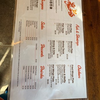 Yo' Mama's - Menu - Gluten-Free Near Me - Birmingham, Alabama Yo' Mama's - Menu - Gluten-Free Near Me - Birmingham, Alabama