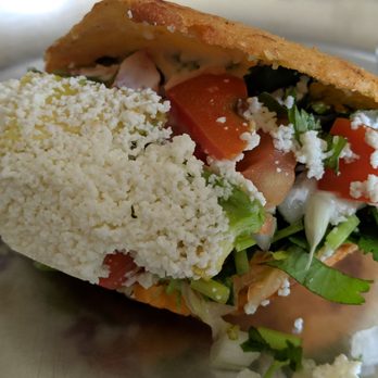 Los Brothers - Gordita with cheese, veggies, beans and rice - Mexican Near Me - Kalamazoo, Michigan Los Brothers - Gordita with cheese, veggies, beans and rice - Mexican Near Me - Kalamazoo, Michigan