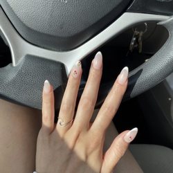 I got a french tip with cherry design