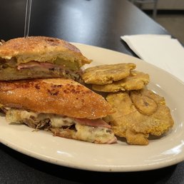 Cubano with Tostones Cubano with Tostones