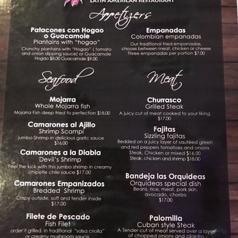 Las Orquideas Restaurant - Colombian Near Me - Pompano Beach, Florida