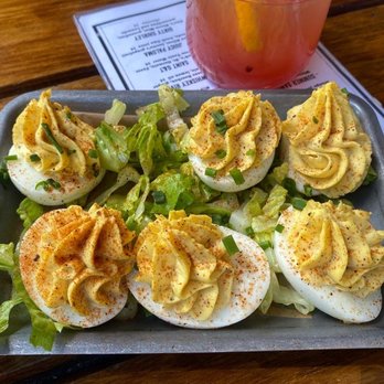 Dinosaur Bar-B-Que - deviled eggs - Barbeque Near Me - New York, New York Dinosaur Bar-B-Que - deviled eggs - Barbeque Near Me - New York, New York