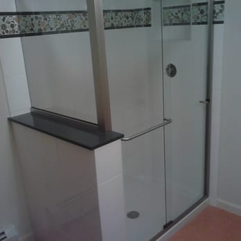 Acme Glass - Shower slider with a return panel - Windows Installation Near Me - Burlington, Vermont