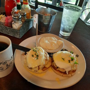The Barn - Eastern Benedict with grits on the side. I've never had grits I enjoyed as much as these - Coffee & Tea Near Me - St. Louis, Missouri The Barn - Eastern Benedict with grits on the side. I've never had grits I enjoyed as much as these - Coffee & Tea Near Me - St. Louis, Missouri