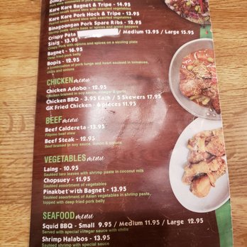 Grandt Kitchen - Menu - Filipino Near Me - Surrey, British Columbia