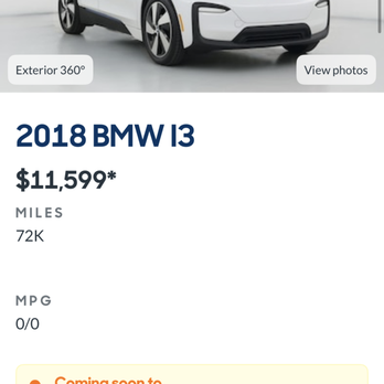 CarMax - " Coming Soon"advertisement. Lower price than what Carmax put it on market for the next day. - Car Buyers Near Me - Palm Desert, California