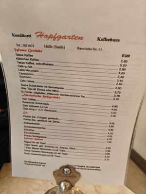 Menu photo 2 Café & Konditorei Hopfgarten Halle (Saale), ST