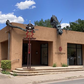 La Casa Sena - Well, not part of Sena, but we passed this amazing dragon atop a realty office on the way.  Now that is amazing public art!! - Mediterranean Near Me - Santa Fe, New Mexico