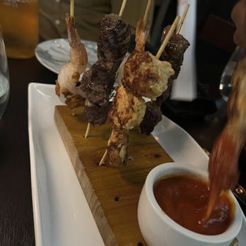 Mamajuana Cafe - Skewers were good - Latin American Near Me - Houston, Texas