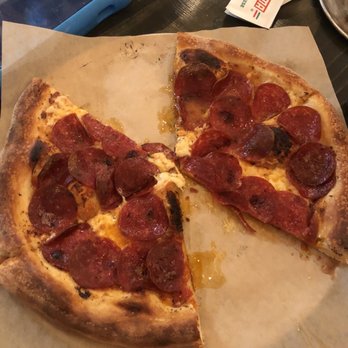 Back Unturned Brewing - Large Pepperoni pizza - Brewpubs Near Me - San Antonio, Texas