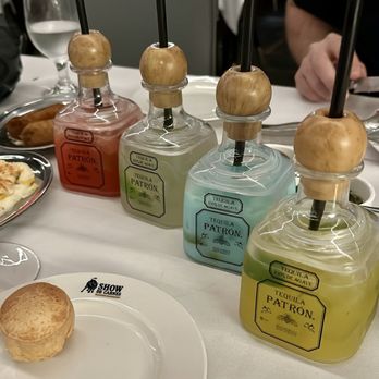 Show de Carnes - Christmas season special margarita flight. - Steakhouses Near Me - Sausalito, California