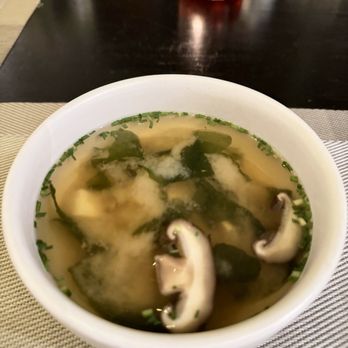 Secrets The Vine Cancun - Miso soup at Dragon restaurant, deep tasty & well made - Hotels Near Me - Cancún, ROO Secrets The Vine Cancun - Miso soup at Dragon restaurant, deep tasty & well made - Hotels Near Me - Cancún, ROO
