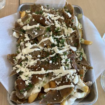 Crest Cafe - Greek Gyro Fries 10/10! - Greek Near Me - Sacramento, California