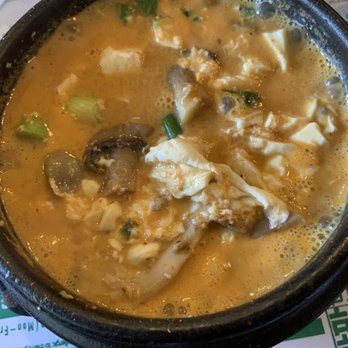 Young Dong Tofu - Mushroom Tofu Soup 2.28.23 - Korean Near Me - Diamond Bar, California