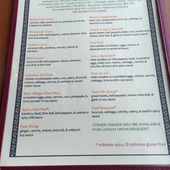 Thai Village - Lunch menu - Thai Near Me - American Fork, Utah Thai Village - Lunch menu - Thai Near Me - American Fork, Utah