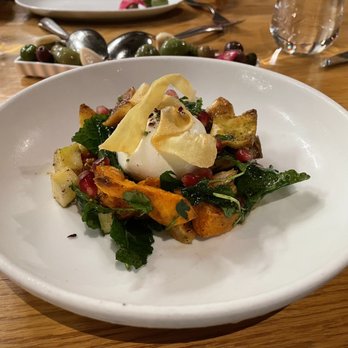 Chloe - Burrata with roasted autumn vegetables - New American Near Me - Washington, DC, District of Columbia Chloe - Burrata with roasted autumn vegetables - New American Near Me - Washington, DC, District of Columbia