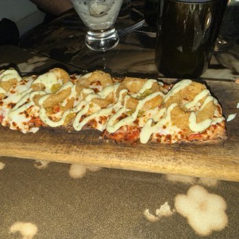 Crazy About You - Calamari Al Pepperocini Flatbread - Mediterranean Near Me - Miami, Florida