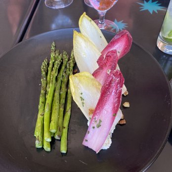 Coyote Cafe - Grilled Asparagus - New American Near Me - Santa Fe, New Mexico