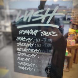 Lush - Naperville - Hours of operation