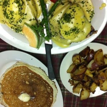  Potato Patch - Yummy eggs benedict, pancake, and home fries - Breakfast & Brunch Near Me - DeLand, Florida