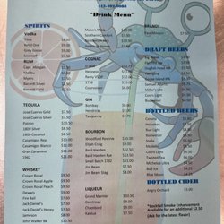 D&M’s Tiki Bar and Crab Deck - Drink Menu