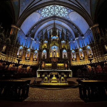 Basilique Notre-Dame de Montréal - Inside Basilica - Churches Near Me - Montreal, Quebec Basilique Notre-Dame de Montréal - Inside Basilica - Churches Near Me - Montreal, Quebec