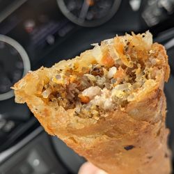 Cub - White Bear Township - Cross-section of my egg roll on a stick